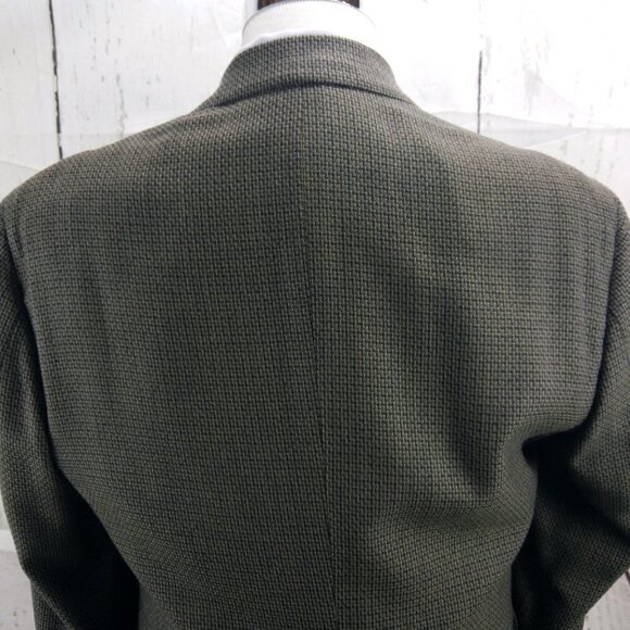 City Casuals By Haggar 40R 2 Button Multicolor Houndstooth Blazer Sport Coat - Picture 7 of 10